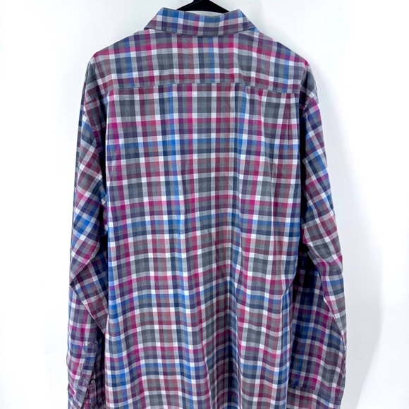 Rodd & Gunn Blue and Pink Casual Button Down Shirt - Picture 3 of 7